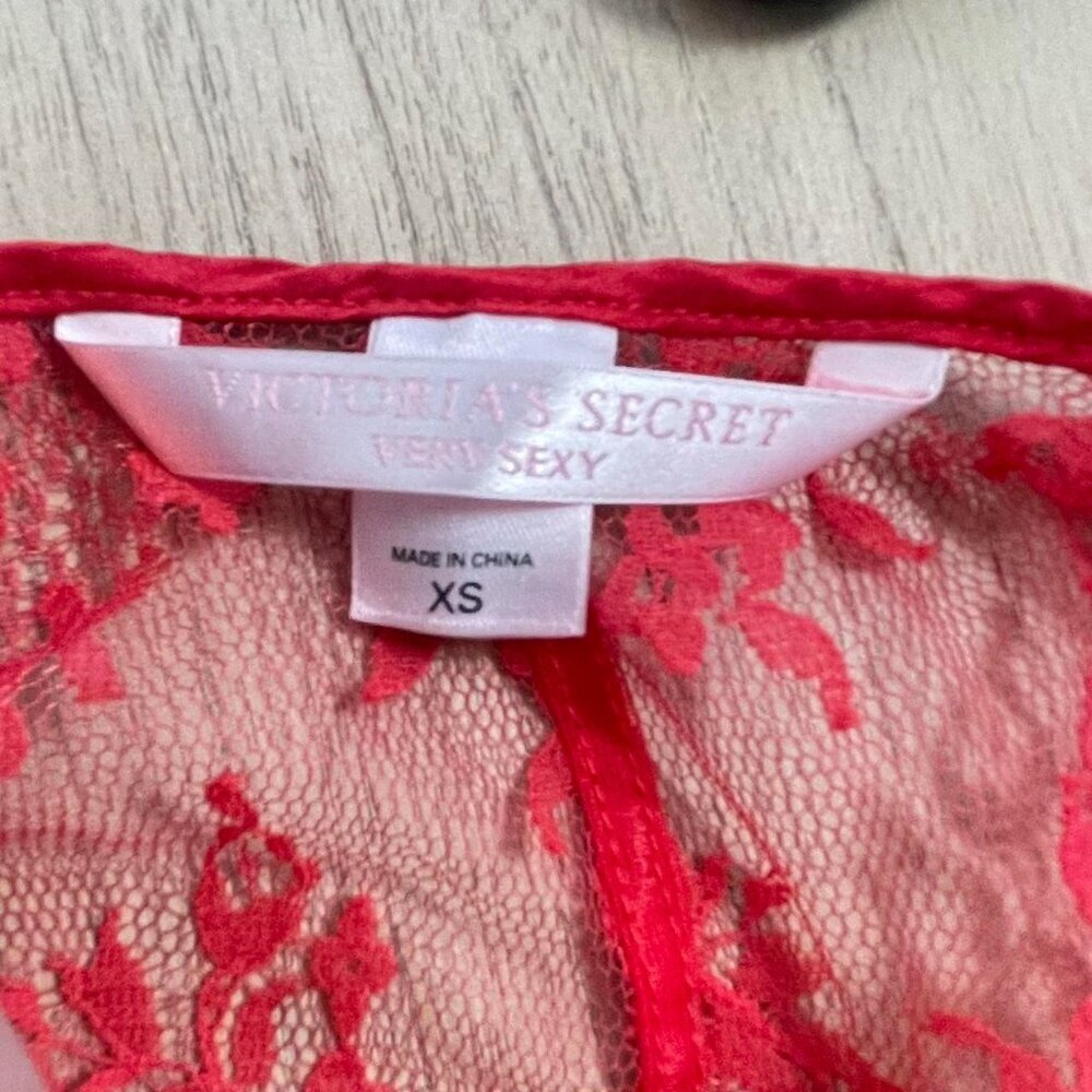 Victorias Secret Very Sexy Y2K Red Lace Babydoll | Womens Size XS - Picture 4 of 5